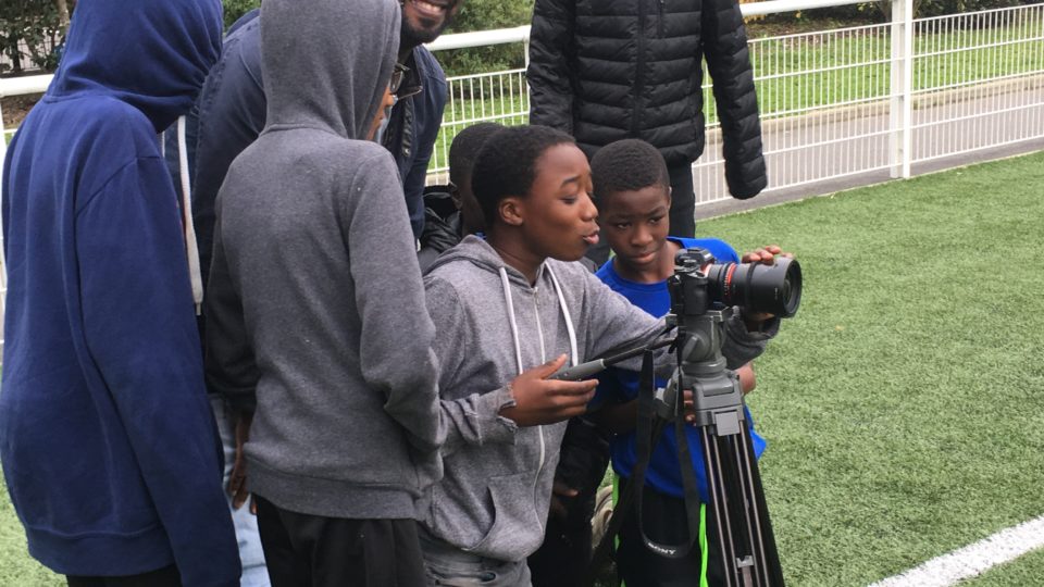 Ateliers cinéma a l'Academie Nantaise de Football