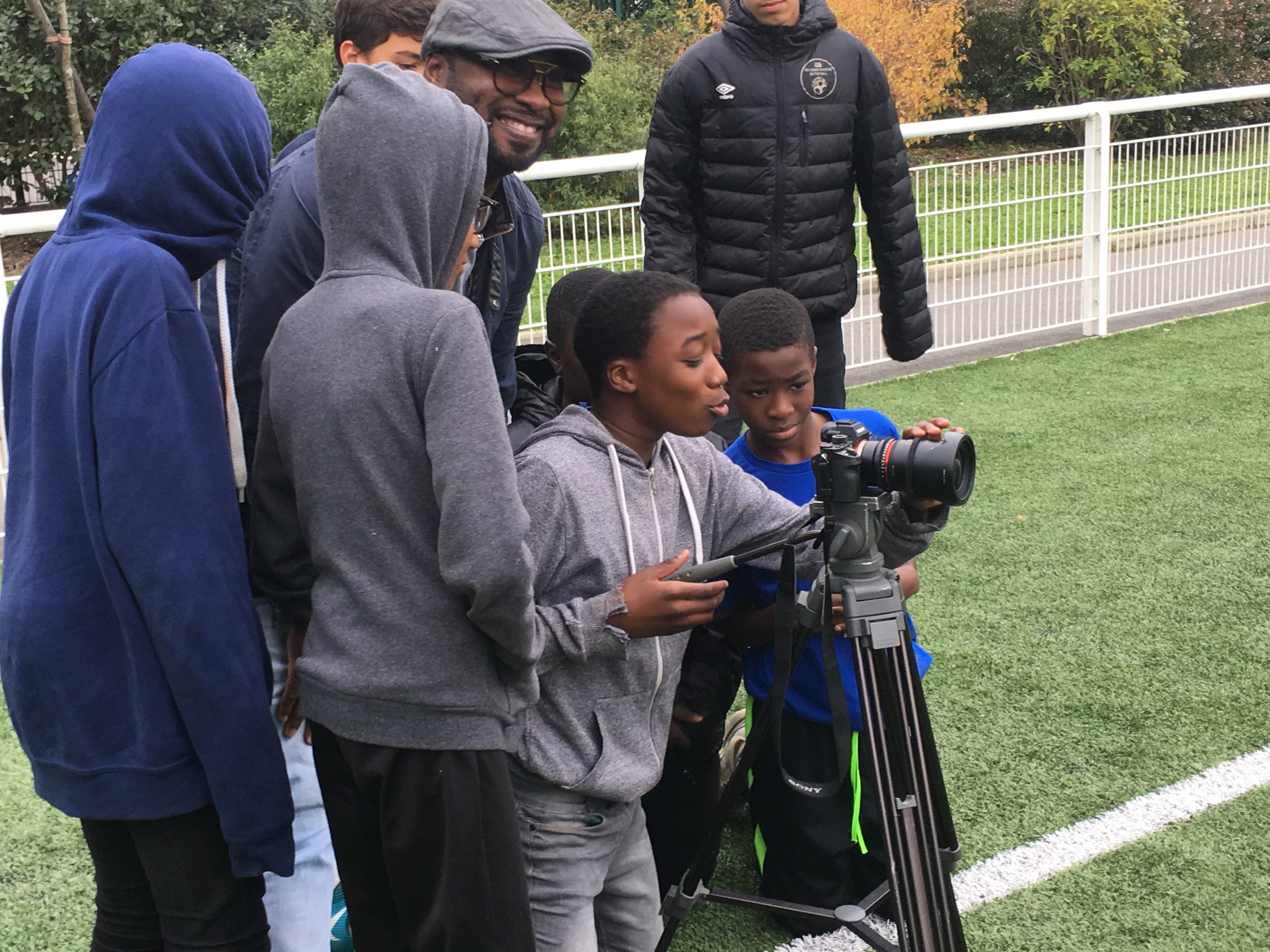 Ateliers cinéma a l'Academie Nantaise de Football