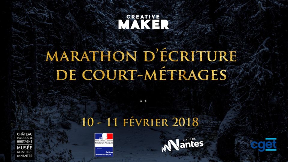 Marathon écriture scénarios court-métrages Nantes
