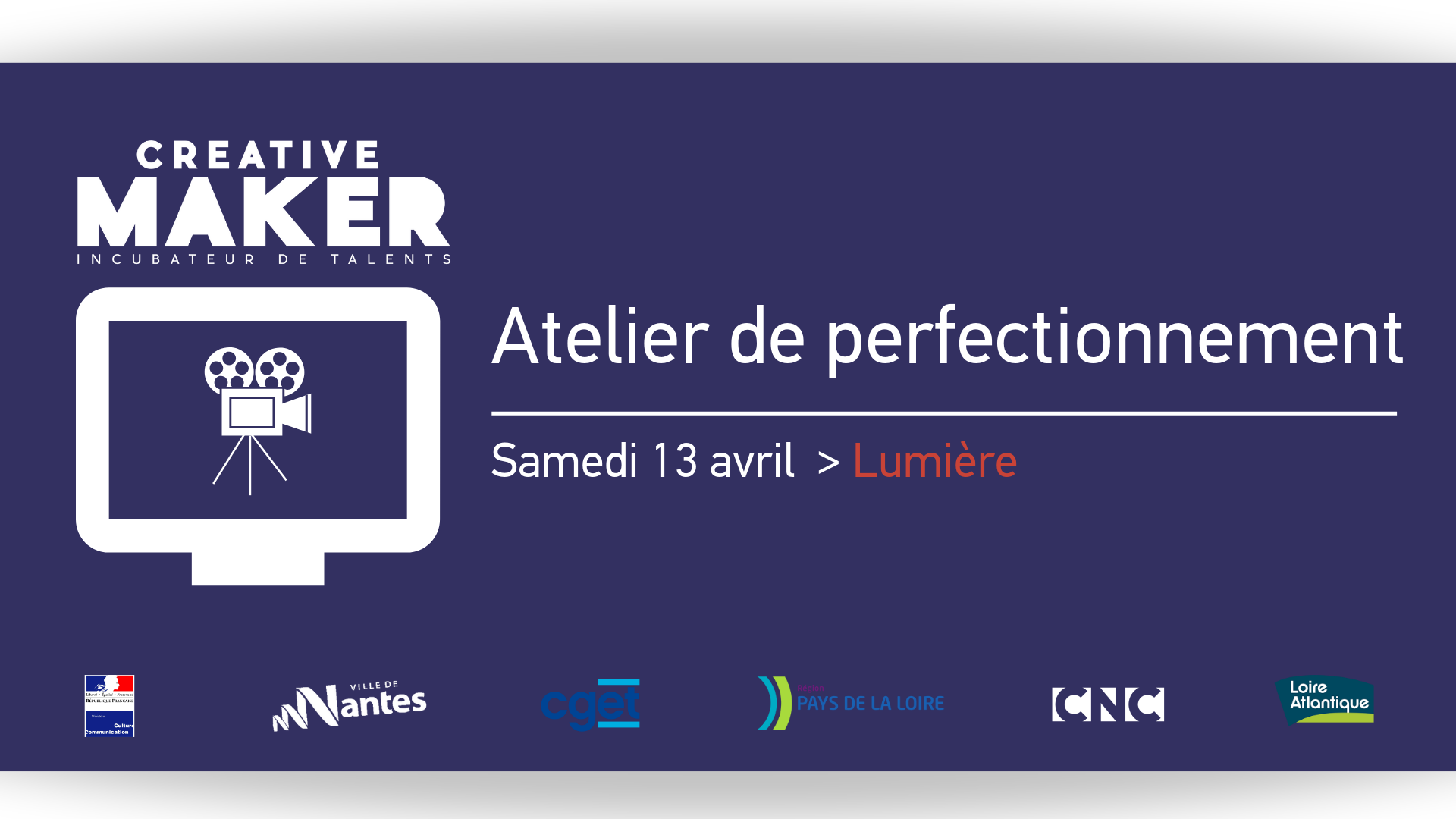 Atelier perfectionnement lumière